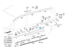 Genuine Mercedes Vito N/S Left
