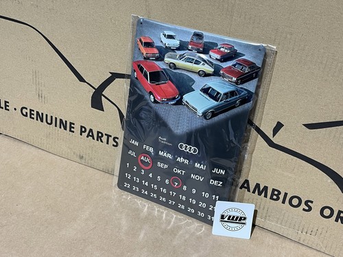 Audi tradition calendar tin - audi,