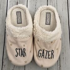 Girls Star Gazer Slippers Size 3-4 Love To Lounge