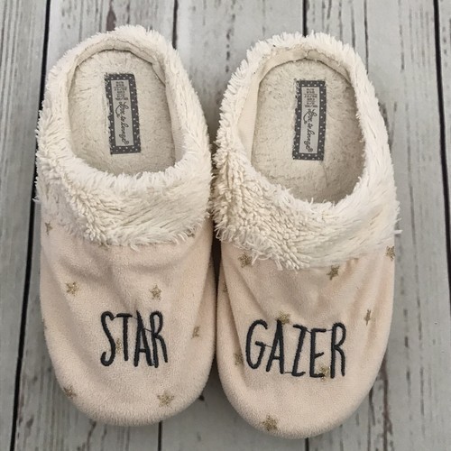 Girls star gazer slippers size - girls,