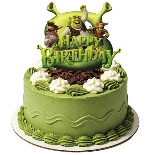 Shrek cake topper birthday - shrek,
