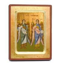 Greek Orthodox wooden icon of