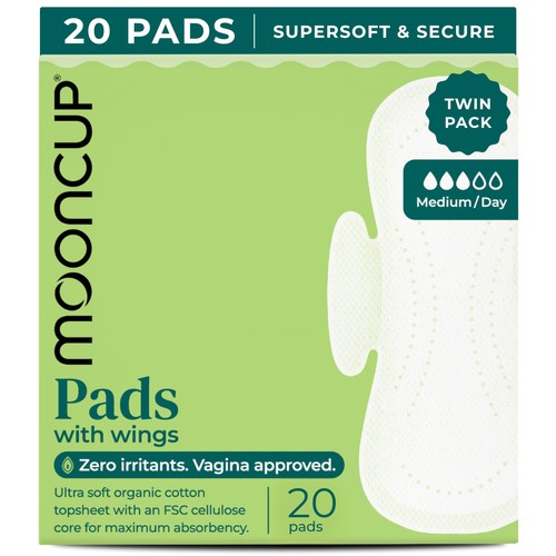 Mooncup pads with - pads,