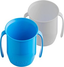 Doidy Cup Twin Pack - Training Sippy Cups for Toddlers & Babies - Unique Slante