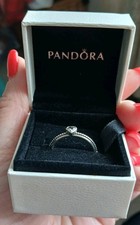 PANDORA Silver Heart Ring Size