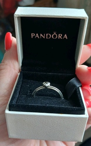Pandora silver heart - silver, ring