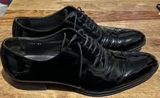 Russell Bromley Men’s Patent Leather Dress Shoes Size 44 *WORN ONCE *