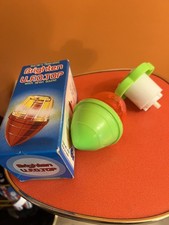 Vintage Retro 70s/80s battery powered UFO spinning top Original Box 