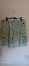 MANTARAY Men's W42 cargo style button fly 100% cotton shorts, lots of pockets