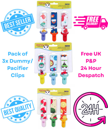 Dummy clips baby - 3x,