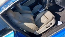 AUDI S5 COUPE 2010 FRONT AND REAR SEATS CREAM LEATHER ELECTRIC HEATED