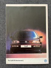 Volkswagen Golf GTi Anniversary Mk3 Limited Edition 1996 UK Market Brochure