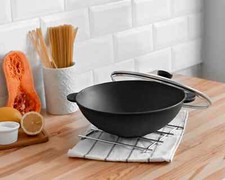 Brizoll CAST IRON WOK PAN, 3.7