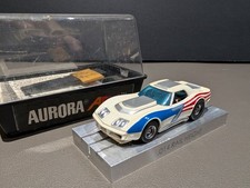 Aurora AFX, Corvette Slot Car, USA Stars and Stripes, No7 - RARE CAR
