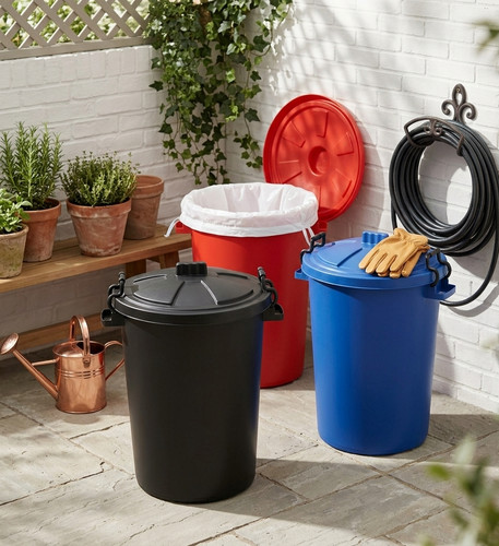 50l dustbin locking lid - 3, x