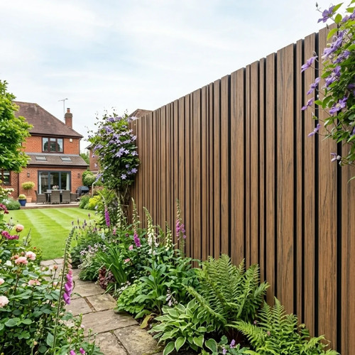 Composite exterior slat wall - composite,