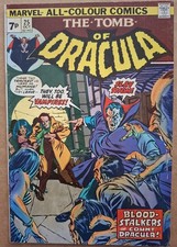 Tomb Of Dracula #25 - VG+
