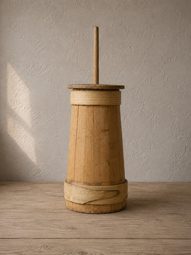 Antique wooden butter churn - wooden,