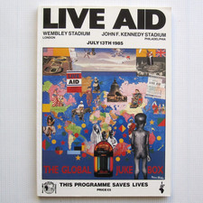 Live Aid Concert Programme