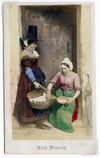 Welsh Costume/Dress..carte de visite photograph..1860's