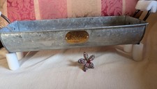 Garden trough or window box zinc foras snuffle vintage unused 
