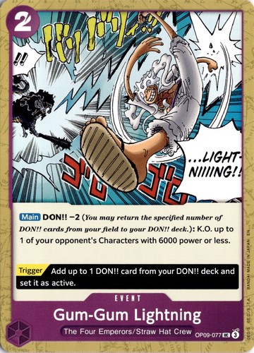 Gum lightning reprint - lightning, deck