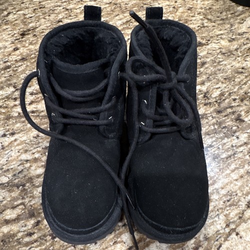 Ugg kids black suede - ugg,