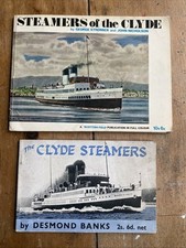 Steamers Of The Clyde + The Clyde Steamers 2 Vintage Books