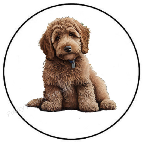 Labradoodle dog envelope - labradoodle,