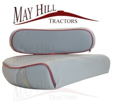 Massey Ferguson 35 65 135 148 165 Tractor Seat Cushion & Back Rest Light Grey