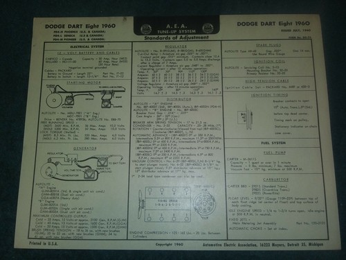 1960 dodge dart engine - 1960, v-8