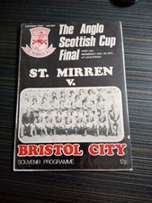St. Mirren V Bristol City