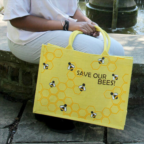 Yellow save our bees - yellow,