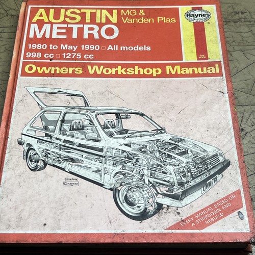 Haynes manual austin metro - haynes,