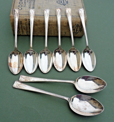 Silver plated spoons 2 - +,