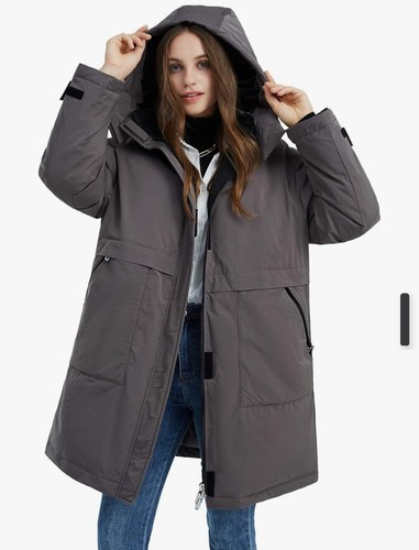 Luzern goose coat size gray - goose,