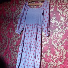 Ladies Lilac Red Flower Gypsy