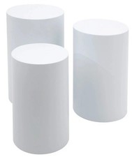 3 Pcs Round Cylinder Pedestal