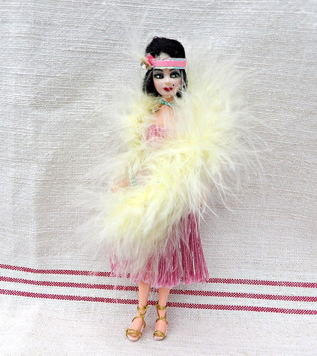 Ooak custom flapper girl - ooak,