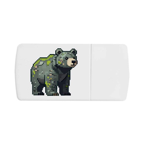 Mossy stone bear pill - 'mossy, bear'