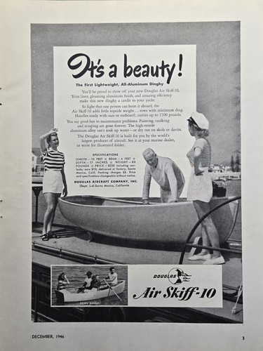 Douglas air skiff - air, print