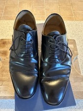 Men’s Oxford Black John White Shoes Size 8.5 With Box