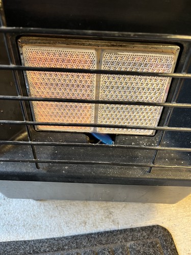 Mobile gas heater - mini, gold