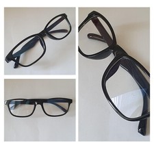 Clear Lens Glasses Geek Fake Eye Wear Men Women Fashion Stylish Frame Black