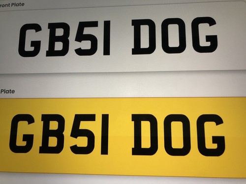Private number plate - private, dvla