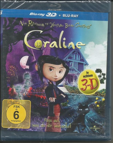Coraline neu blu ray - (3d), blu-ray