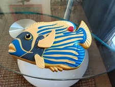 Rare Retro Angel Fish Waterproof FM/AM Shower Radio