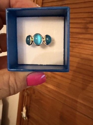 9ct gold paraiba moonstone - 9ct,