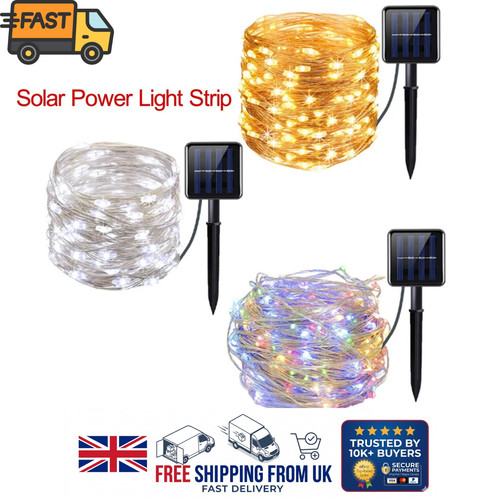 Led solar string light - string, lights