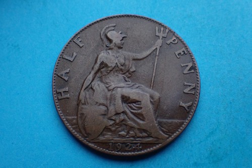 1924 george half penny - v.,,
